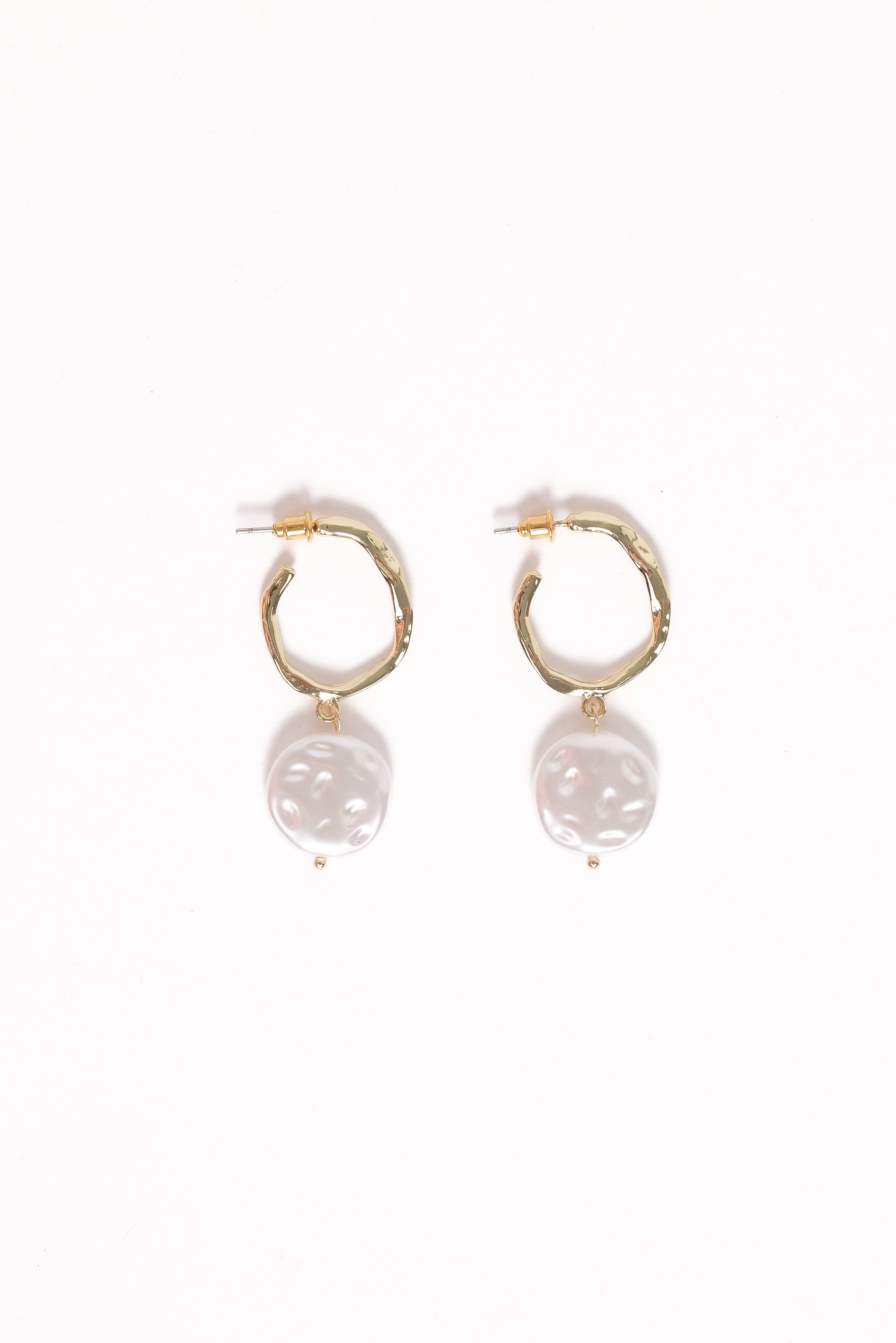 Carina Pearl Earrings - Gold