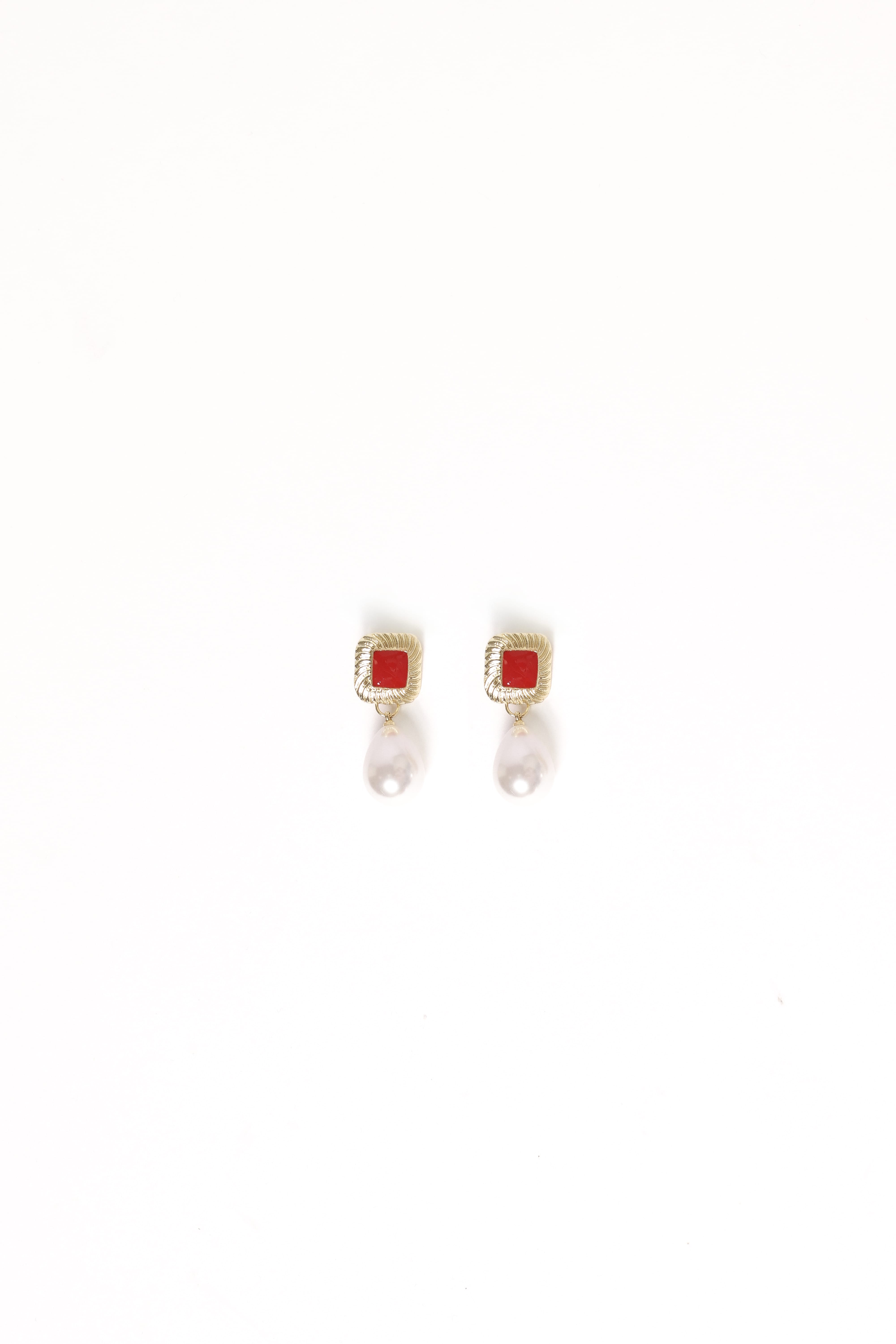 Rosalind Earrings - Gold/Pearl
