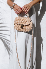 Veve Hand Woven Bag - Natural