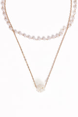 Viola Necklace Set - Pearl/Gold