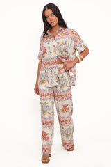 Cascais Pants - Rose Tile