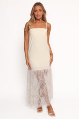 Grant Midi Dress - Cream