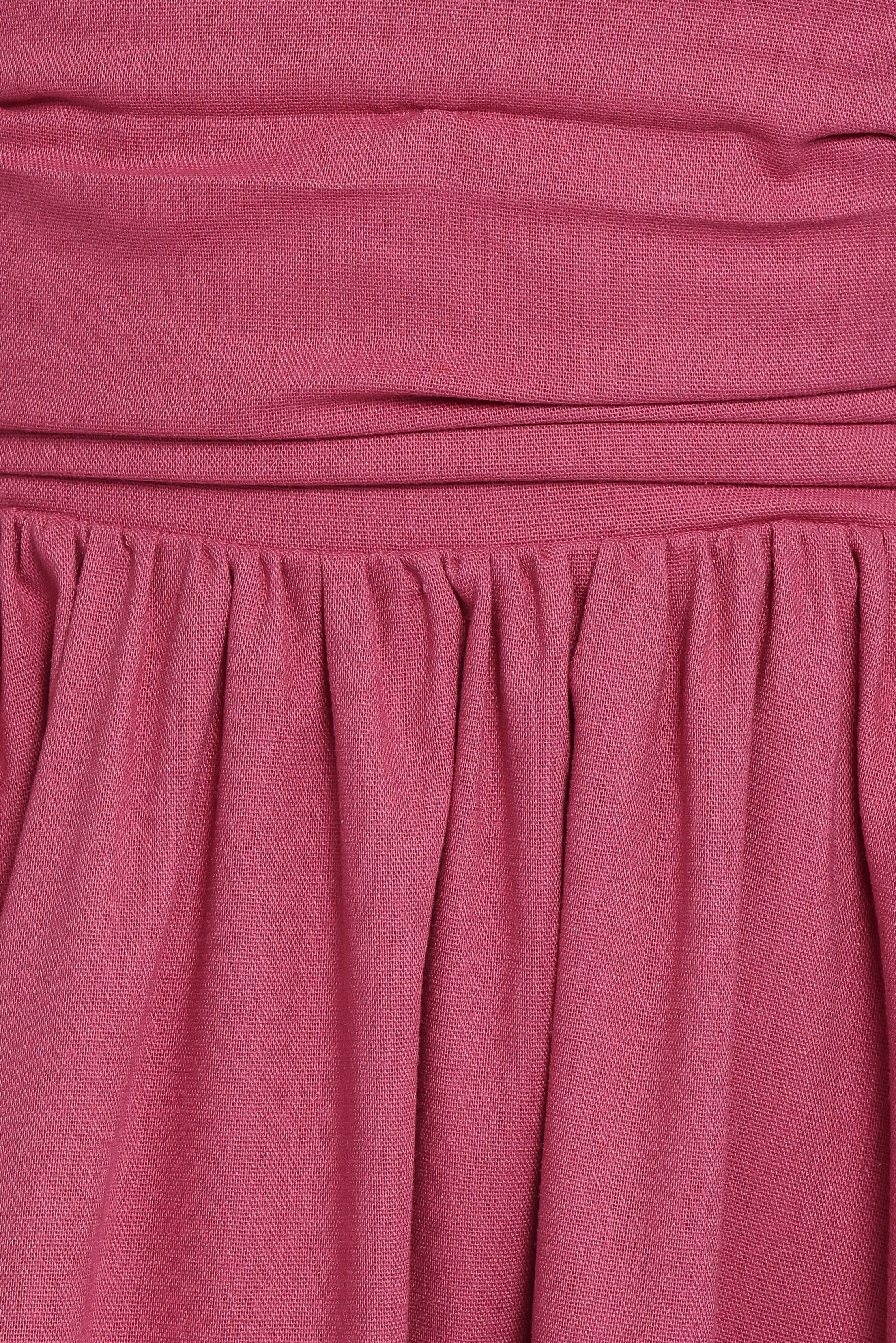 Kayt Strapless Dress - Petal Pink