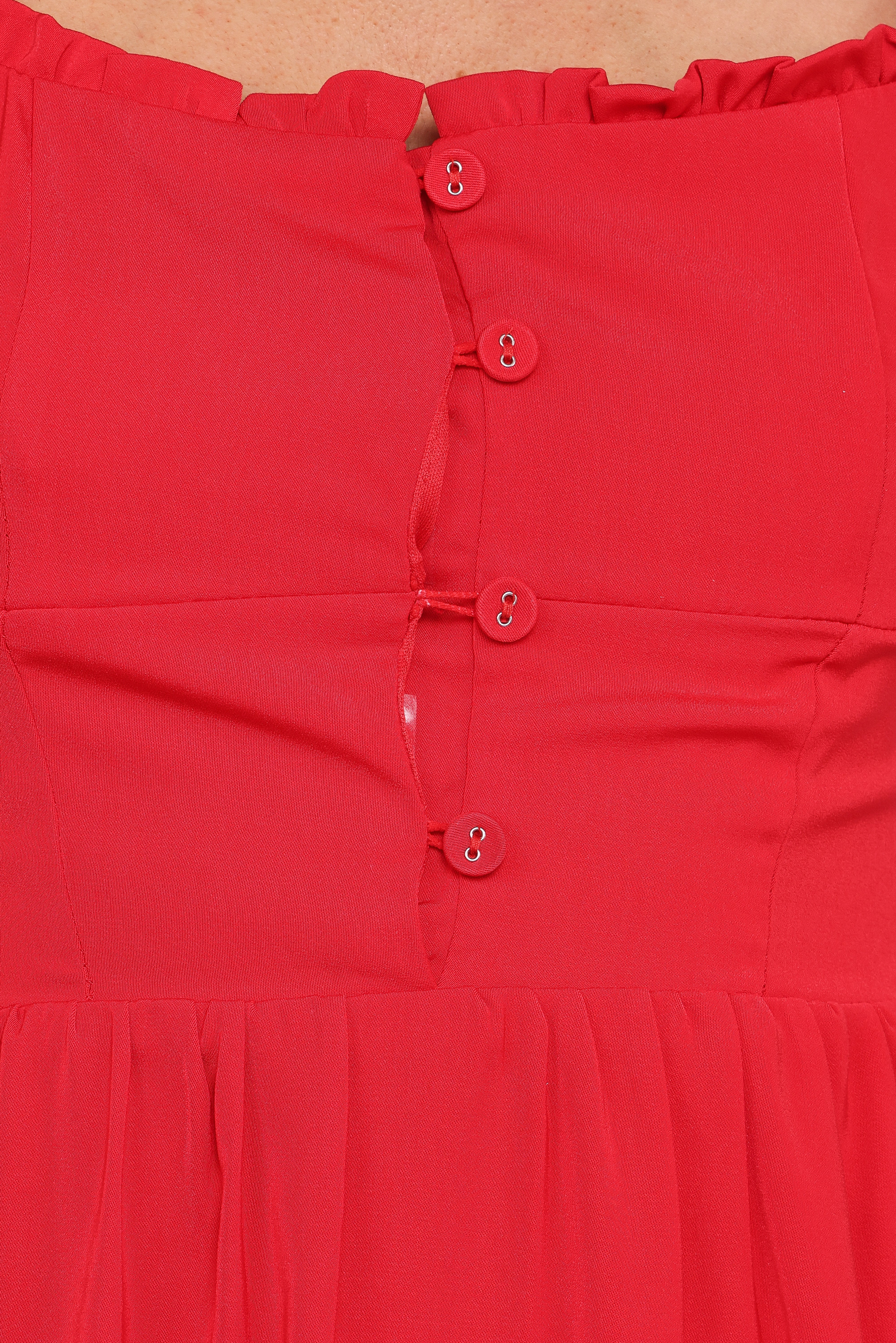 Melrose Midi Dress - Red