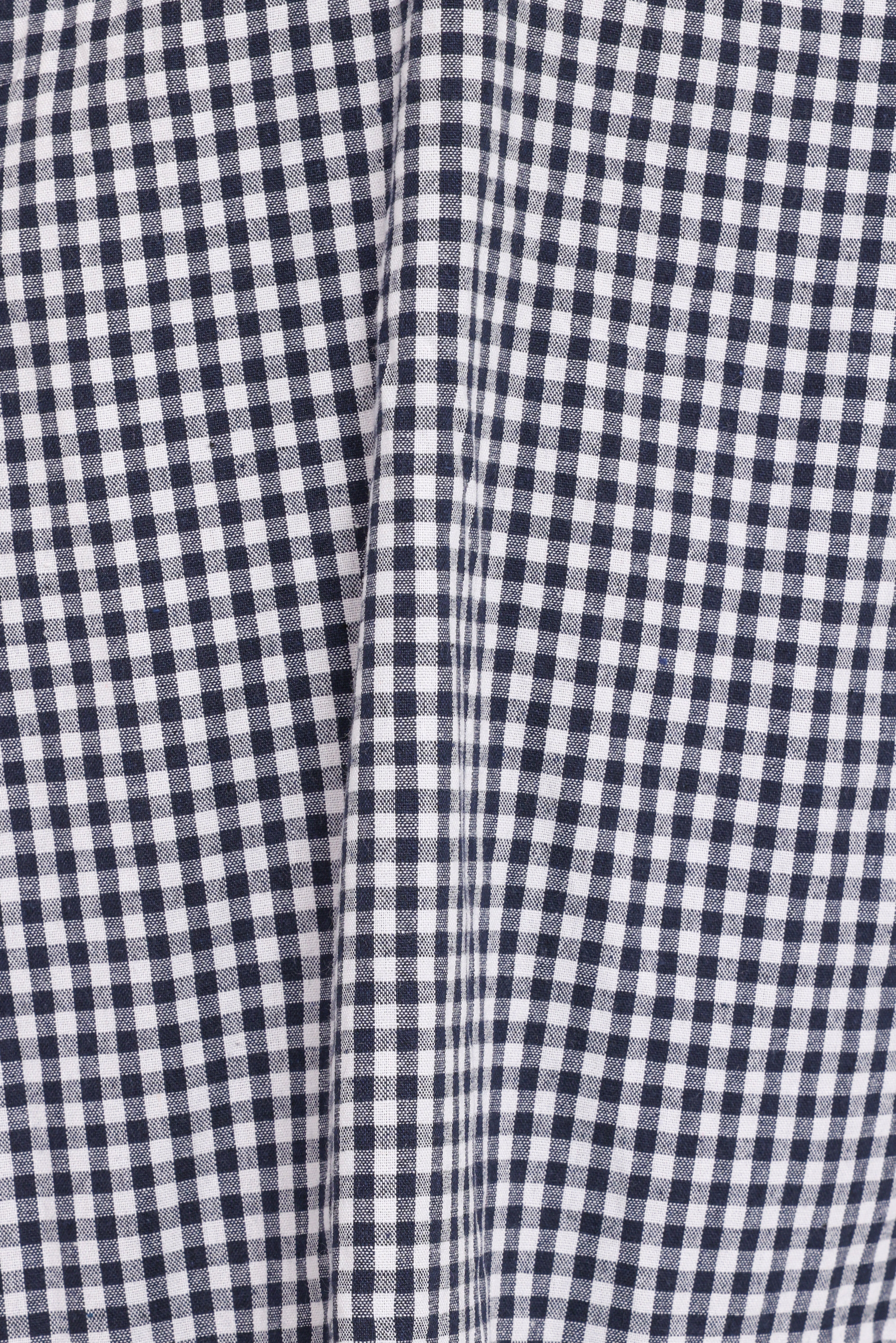 Samson Mini Dress - Navy Gingham