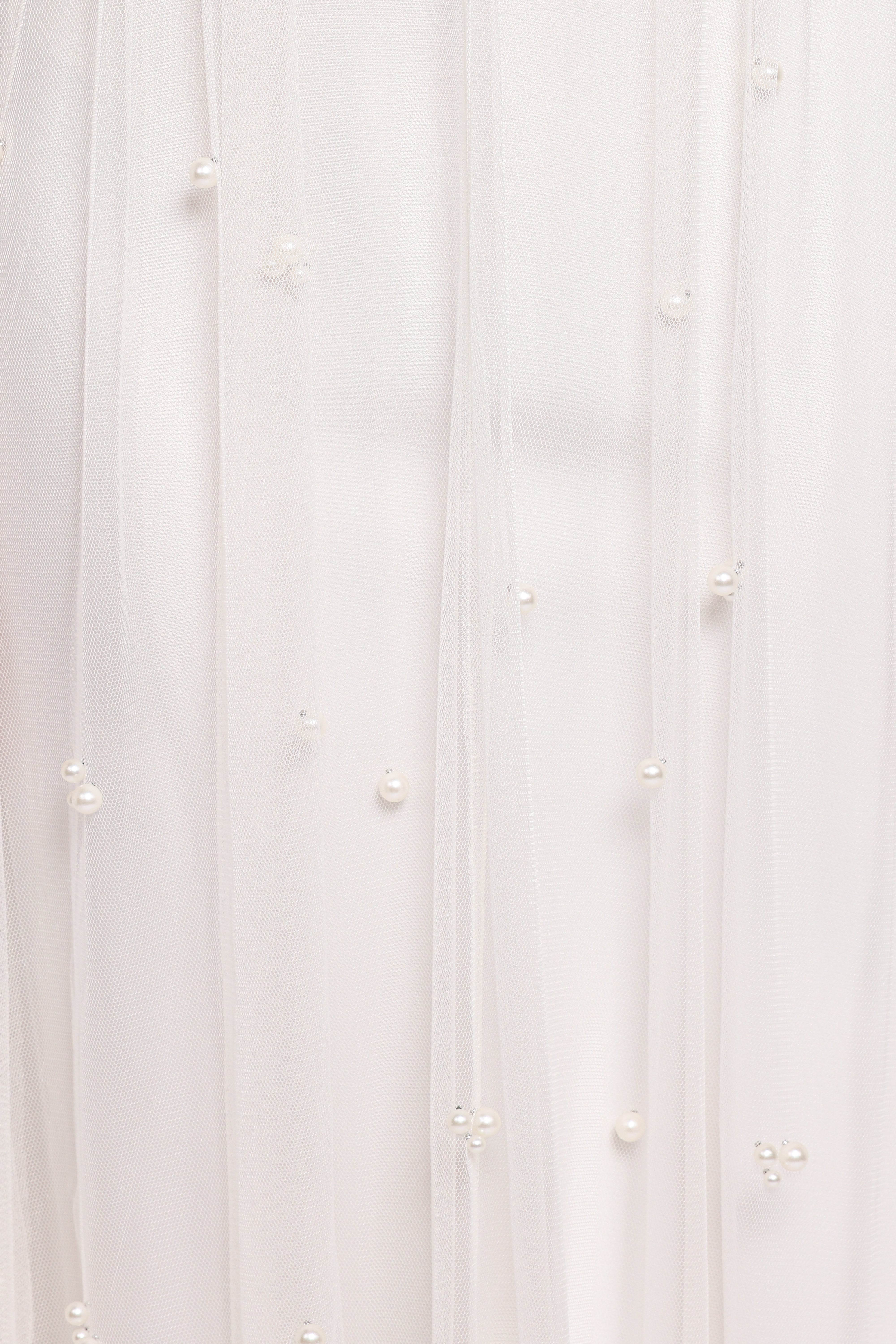Yulia Pearl Midi Dress - Ecru