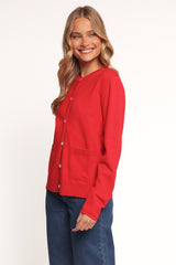 Abner Cardigan - Red