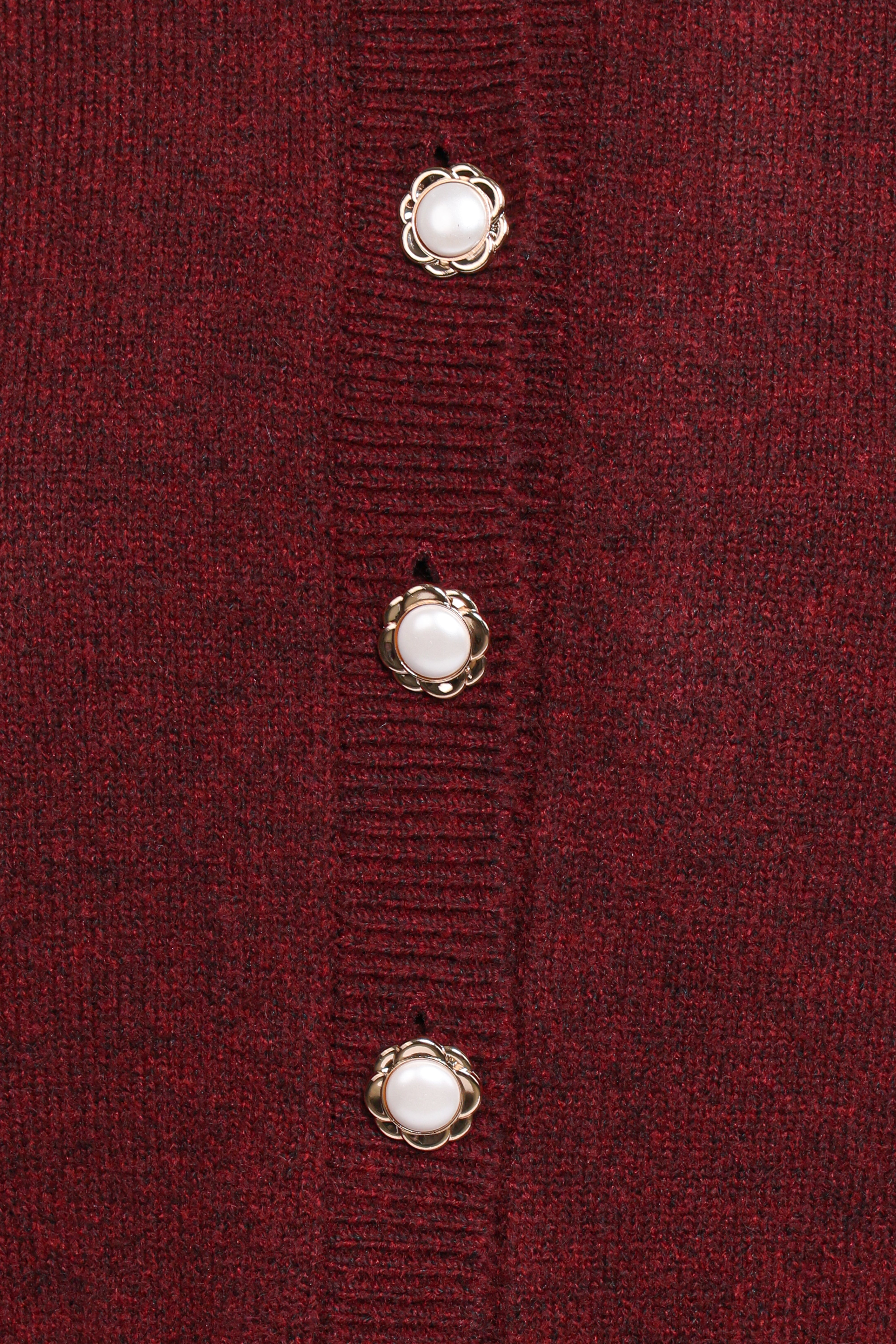 Thelma Trumpet Sleeve Cardigan - Cabernet