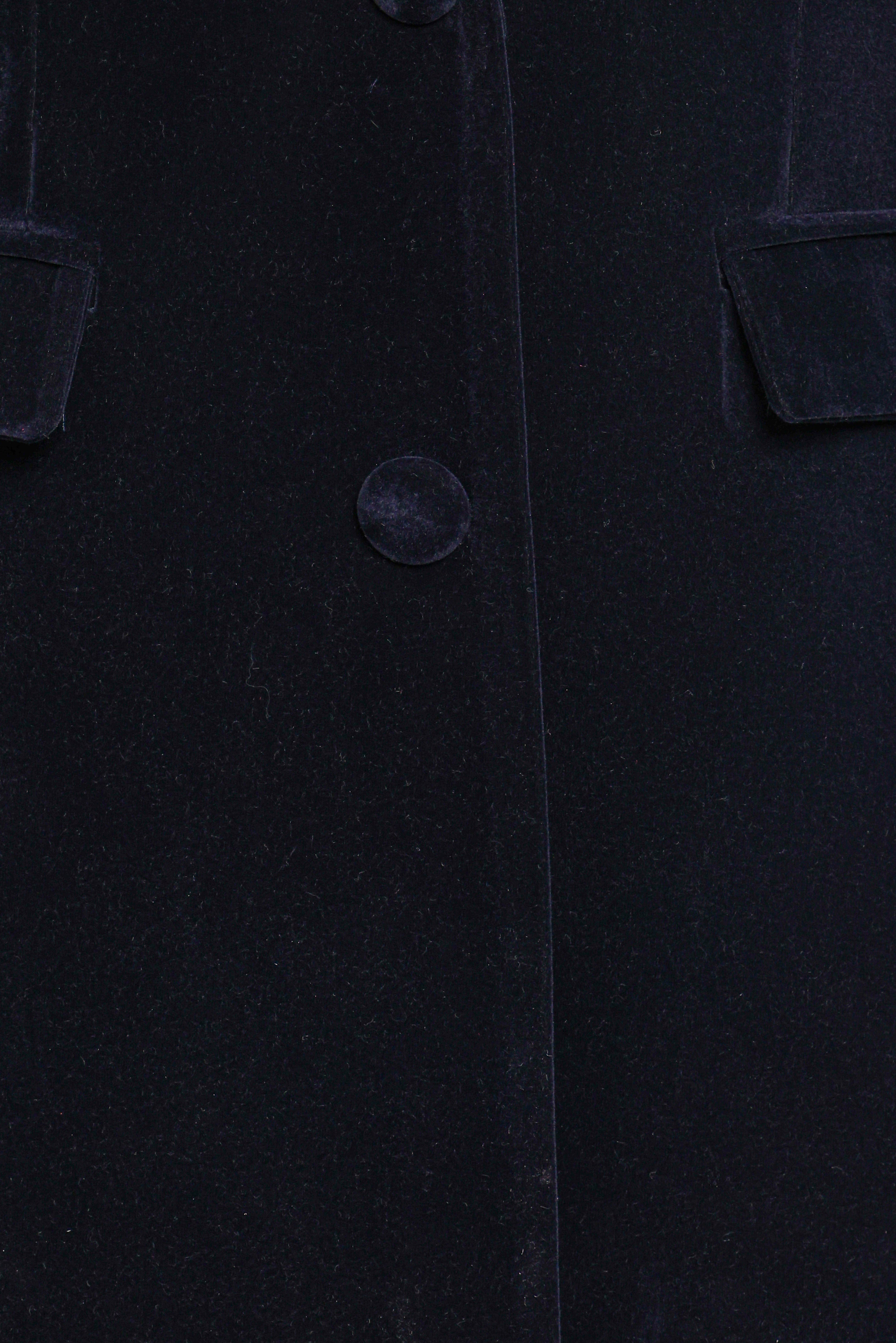Clive Velvet Blazer - Navy