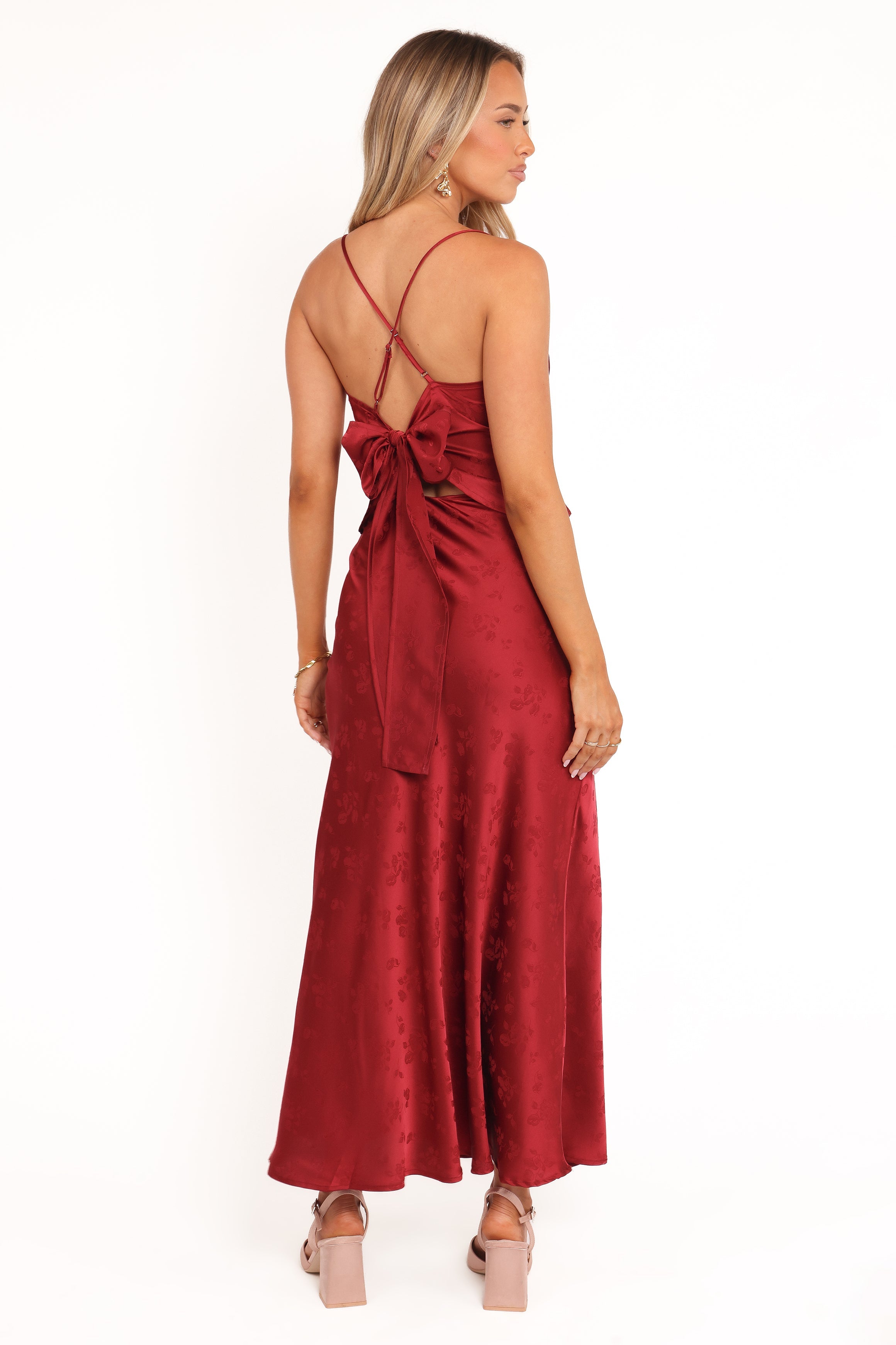 Belle Two Piece Set - Burgundy